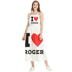 I Love Roger Boho Sleeveless Summer Dress by ilovewhateva