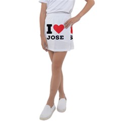 I Love Jose Kids  Tennis Skirt by ilovewhateva