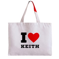 I Love Keith Zipper Mini Tote Bag by ilovewhateva