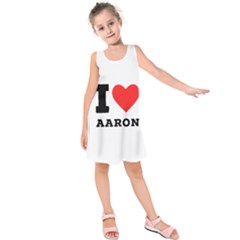 I Love Aaron Kids  Sleeveless Dress by ilovewhateva