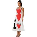 I love aaron Square Neckline Tiered Midi Dress View2