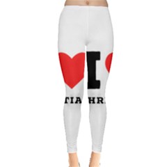 I Love Christian Leggings  by ilovewhateva