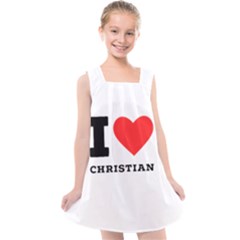 I Love Christian Kids  Cross Back Dress by ilovewhateva