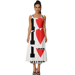 I Love Walter Square Neckline Tiered Midi Dress by ilovewhateva