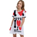 I love peter Kids  Frilly Sleeves Pocket Dress View3