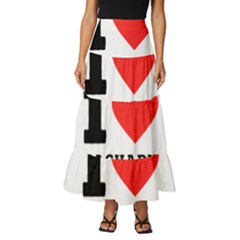 I Love Zachary Tiered Ruffle Maxi Skirt by ilovewhateva