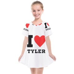 I Love Tyler Kids  Smock Dress by ilovewhateva