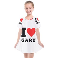 I Love Gary Kids  Smock Dress by ilovewhateva