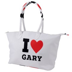 I Love Gary Canvas Shoulder Bag by ilovewhateva