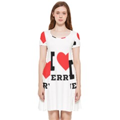 I Love Jerry Inside Out Cap Sleeve Dress by ilovewhateva