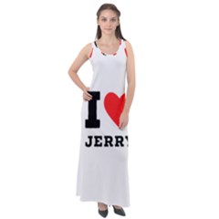 I Love Jerry Sleeveless Velour Maxi Dress by ilovewhateva