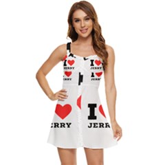 I Love Jerry Ruffle Edge Bra Cup Chiffon Mini Dress by ilovewhateva