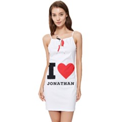 I Love Jonathan Summer Tie Front Dress by ilovewhateva