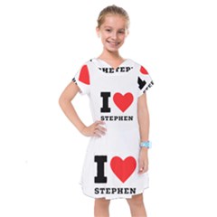 I Love Stephen Kids  Drop Waist Dress by ilovewhateva