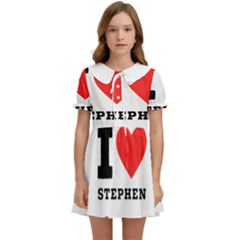 I Love Stephen Kids  Sweet Collar Dress by ilovewhateva