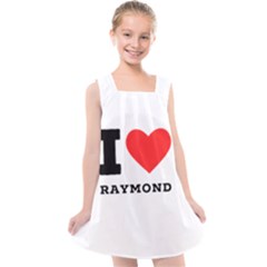 I Love Raymond Kids  Cross Back Dress by ilovewhateva