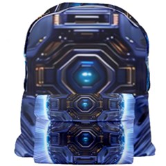 Digital Technology Giant Full Print Backpack by Ravend