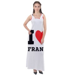 I Love Frank Sleeveless Velour Maxi Dress by ilovewhateva