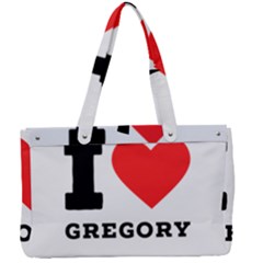 I Love Gregory Canvas Work Bag by ilovewhateva