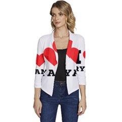 I Love Ryan Women s Casual 3/4 Sleeve Spring Jacket by ilovewhateva