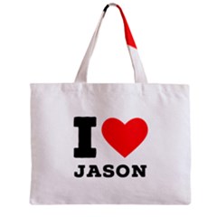 I Love Jason Zipper Mini Tote Bag by ilovewhateva