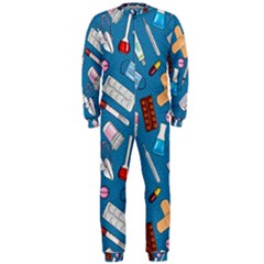 Medicine Pattern Onepiece Jumpsuit (men) by SychEva