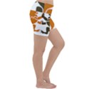 Lions Animals Wild Cats Lightweight Velour Yoga Shorts View3