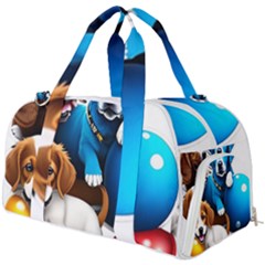 Cute Dog Dogs Animal Pet Burner Gym Duffel Bag by Semog4