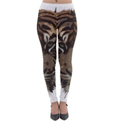 Tiger Comic Cartoon Animal Lightweight Velour Leggings by Semog4