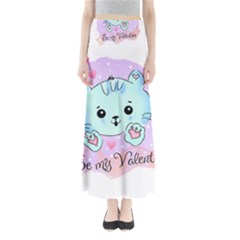 Cat Valentine-s Day Valentine Full Length Maxi Skirt by Semog4