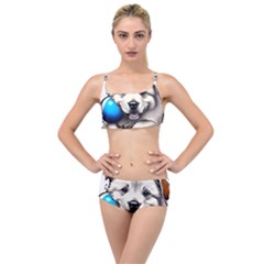 Dog Animal Pet Puppy Pooch Layered Top Bikini Set by Semog4