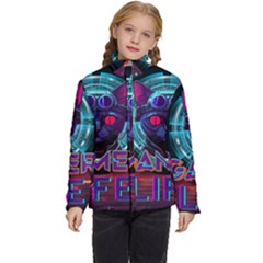 Gamer Life Kids  Puffer Bubble Jacket Coat by minxprints