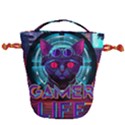 Gamer Life Drawstring Bucket Bag View1