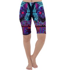 Gamer Life Cropped Leggings  by minxprints