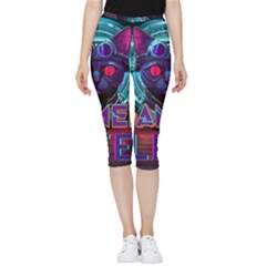 Gamer Life Inside Out Lightweight Velour Capri Leggings  by minxprints