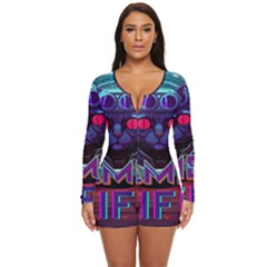 Gamer Life Long Sleeve Boyleg Swimsuit by minxprints