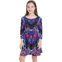 Gamer Life Kids  Quarter Sleeve Skater Dress View1