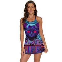 Gamer Life 2-in-1 Flare Activity Dress by minxprints