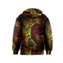 Green And Red Lights Wallpaper Fractal Digital Art Artwork Kids  Pullover Hoodie View2