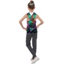 Circle Art 3d Artwork Graphics Vortex Colorful Digital Art Kids  Sleeveless Hoodie View2