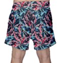 Leaves Leaf Pattern Patterns Colorfur Men s Shorts View2