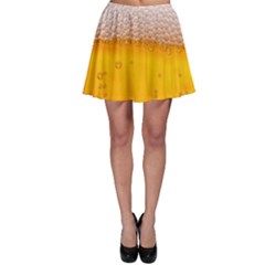 Beer Texture Liquid Bubbles Skater Skirt by Semog4