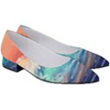 Artistic Wave Sea Women s Low Heels View3