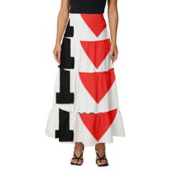 I Love Ronald Tiered Ruffle Maxi Skirt by ilovewhateva