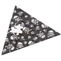 Skull Crossbones Seamless Pattern Holiday-halloween-wallpaper Wrapping Packing Backdrop Wooden Puzzle Triangle View3