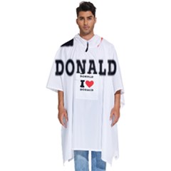 I Love Donald Men s Hooded Rain Ponchos by ilovewhateva