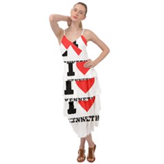 I Love Kenneth Layered Bottom Dress by ilovewhateva