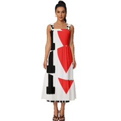 I Love Steven Square Neckline Tiered Midi Dress by ilovewhateva