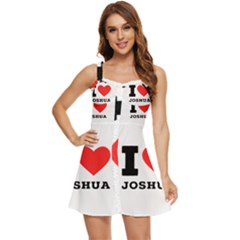 I Love Joshua Ruffle Edge Bra Cup Chiffon Mini Dress by ilovewhateva