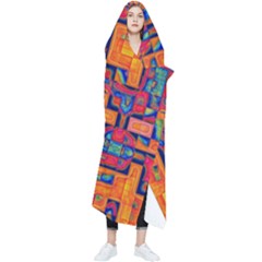 Background Graphic Beautiful Wallpaper Art Abstract Wearable Blanket by Jancukart